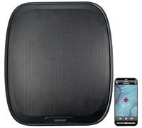 Haut-Parleur Mural Rechargeable avec Radio et Fonction Bluetooth - Coloris Noir [auvisio]