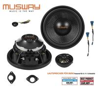 Haut-parleur Musway CSB-4.2C compatible avec BMW Série 1 Type F20, F21 à...