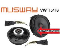 Haut-parleur Musway CSVT8.2C 20 cm Sound Upgrade compatible avec VW T5, VW T6