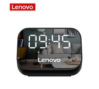 Haut-parleur numérique Compatible Bluetooth Lenovo, pour maison intelligente, son stéréo, sans fil, alarme de bureau, lecteur de remplacement