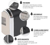 Haut-Parleur Numérique Sans Fil Td-V26 Mini Haut-Parleur Stéréo Mp3 Mp4 Lecteur De Musique Support Micro Carte/Usb/Disque/Fm (Noir) Barre De Son Haut-Parleurs Sans Fil