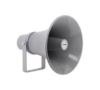 Haut-Parleur PA à Cornet Intérieur/Extérieur - Son Puissant de 9,7 Pouces et 20 Watts - Fréquence de 400Hz-5KHz - 8 Ohm - Transformateur 70V -