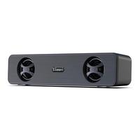 Haut-parleur PC - Barre de son 2.0 canaux - Haut-parleur portable avec alimentation USB - Entrée audio 3,5 mm - Plug and Play - Convient pour moniteurs, ordinateurs portables, jeux, ordinateurs de