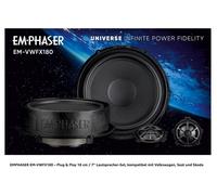 Haut-parleur plug & play EMPHASER EM-VWFX180 compatible avec VW Tiguan 2007 ->