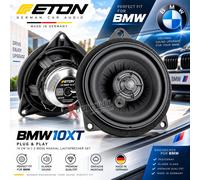 ETON UG-BMW10XT - 10 cm / 4" Système coaxial Plug & Play 2 voies - Haut-parleurs de voiture compatibles avec véhicules BMW et MINI - Système sonore pour installation de porte (panier en T) - 1 paire