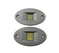 Haut-Parleur Pneumatique à Ruban de 4 Ohms avec Couvercle Ovale en Aluminium, Style pour , Tweeter à Ruban, Super Tweeter à Monter Soi-Même, 2
