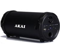 Haut-parleur portable Akai ABTS-12C, radio FM, karaoké, noir