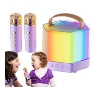 Haut-parleur portable avec microphone, machine karaoké microphone sans fil, haut-parleur portable avec microphone. FORMES MUSIC