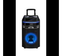 Haut-parleur portable Blaupunkt PS6 600W PMPO avec batterie 18V autonomie 5h écran LED noir 12kg