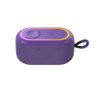 Haut-parleur portable Bluetooth 5.3, lumières RVB, IPX5, TWS, TF, USB, FM, AUX - Havit (SK809BT) - Violet