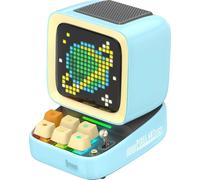 Haut-parleur portable Bluetooth, écran DIY pixel art, fonction alarme intelligente, batterie 5000mAh, Ditoo-Pro Bleu