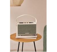 Haut-parleur portable - CREATE - Design rétro - Bluetooth 5.2 - 40W - Finitions bois & cuir