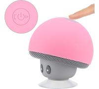 Haut-Parleur Portable D'Apparence Champignon, Mini Haut-Parleur Sans Fil Antibruit, Portée Sans Fil De 30 Pieds, Caisson De Basses Avec Ventouse Pour Les Voyages, L'Extérieur,[Z1246]