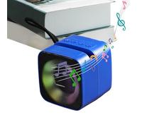 Haut-Parleur Portable,Enceinte Musicale Portable avec Outil Audio - Éclairage LED, Basses Profondes, Radio FM, Sangle Portable pour Fête Ados Adultes Étudiants