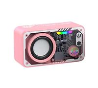 Haut-parleur portable | Haut-parleur Blueto0th ultra portable | PlaytimeBoost | Audio avec lumière LED | Style robot sans fil avec son surround 3D et LED colorée pour fête sur la plage, le camping