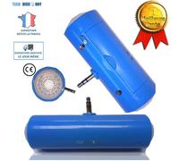 Haut-parleur portable - INNOVTEC - Mini enceinte - Amplifiée - Jack 3,5mm - Couleur bleue