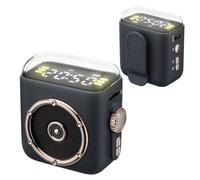 Haut-parleur portable - Lecteur de musique magnétique, haut-parleurs pour ordinateur avec crochet arrière - pour maison, studio, chambre, pique-nique, fête, voyage, plage, fitness et exercice physique