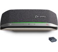 Haut-Parleur Portable Personnel Bluetooth Sync 20+ (Plantronics) - Réduction Du Bruit/De L'Écho - Adaptateur Bluetooth Usb-C - Fonctionne Avec Teams,Zoom,Pc,Mac,Mobile