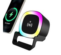 Haut-parleur Portable Sans Fil - Appareil de Musique avec Veilleuse Intégrée,Enceinte Nomade de Bureau et Voyage,Pour Bureau Domicile Chambre Salon Salle d'Etude Cuisine Dortoir Atelier et Table