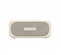 Haut-parleur portable sans fil Bluetooth 5.3, TWS, TF, AUX, appel mains libres, IPX7, 2000 mAh - Havit (SK905BT) - Beige