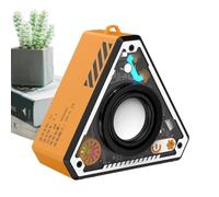 Haut-parleur Portable - Subwoofer Sans Fil Compact, Booster De Basse Rechargeable | Petite Boîte Audio ABS Avec Sortie Stéréo, Fonctionnalité De Créneaux De Cartes Pour Le Camping De Plage, La Fête De