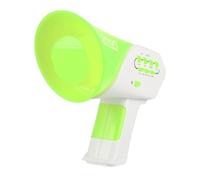 Haut-Parleur pour Enfants, Changeur de Voix, Jouet Compact, Amplificateur Multi-Vocal pour Fête d'anniversaire, Plastique Vert Bleu Orange 10x7x3cm (Green)