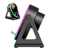 Haut-parleur pour téléphone - Rotation 180 Degrés Son Stéréo Induction Lumineuse, Support De Téléphone Portable Avec Haut-parleur Et Chargeur - Pour Chaussettes De Noël Hommes Femmes Garçons Filles