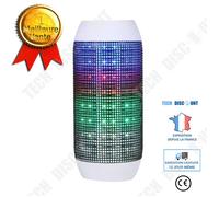 Haut-parleur pulsé LED / Enceinte Lampe Lanterne Speaker Electronique Bluetooth-Blanc / LED multicolore / Son claire et fluide
