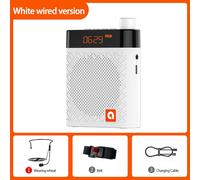 Haut-Parleur Radio Fm K6 Compatible Bluetooth, Microphone, Amplificateur Vocal, Booster, Mégaphone Pour L'Enseignement, Guide De Vente