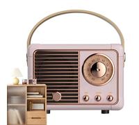 Haut-Parleur Rétro - Son Stéréo Vintage Mignon, Lecteur De Musique sans Fil Compact, Accessoire Décoratif pour La Maison | Design Élégant avec Sortie Audio Claire pour Bureau, Chambre