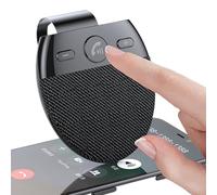 Haut-parleur sans fil, appareil mains libres, unité d'appel vocal, haut-parleur portable pour téléphone automobile, accessoire solaire rechargeable par USB pour la conduite, les voyages et les trajets