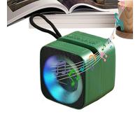 Haut-Parleur sans Fil Audio, Haut-Parleur sans Fil pour Musique et Ambiance Lumineuse, Appareil Audio Polyvalent avec Basses Profondes et Radio FM - Idéal pour Ados & Adultes en Intérieur, Extérieur,