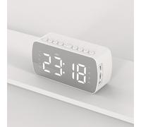 Haut-parleur sans fil Bluetooth G10 5.0, caisson de basses, Center de musique, stéréo 3D, FM/TF/AUX, avec réveil miroir