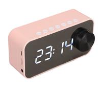 Haut-parleur sans fil Bluetooth, haut-parleur de réveil, haut-parleur stéréo Bluetooth, horloge numérique avec haut-parleur Bluetooth, réveil miroir, réveil-matin