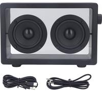 Haut-parleur sans fil Bluetooth5.3 transparent 16W HiFi portable pour Home Party Car Desktop