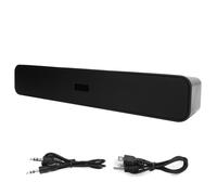 Haut-parleur sans fil - E-91 - Bluetooth 4.2 - 2 x 5 W - Caisson de basses - Noir