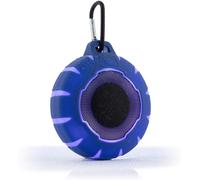 Haut-Parleur sans Fil Flottant LED Floaker, Lumière LED Multicolore, Étanche IPX7, Bluetooth 5.0, Micro USB, Bleu, Ø9,3 x 4,1 cm, Plastique