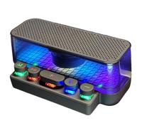 Haut-Parleur sans Fil - Haut-Parleur de Table avec Clavier mécanique, Lecteur de Musique Bas Portable | Appareil Audio avec pour la Maison, l'extérieur, Camping, décoration de Bureau