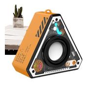 Haut-parleur sans fil - Mini caisson de basses, audio alimenté par batterie | Amplificateur de son extérieur, boîte à musique rechargeable pour plage, voyage, camping, bureau, randonnée, boombox
