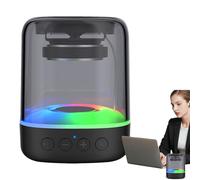 Haut-parleur Sans Fil Portable - 120Hz-18KHz RGB Multicolor Lights, Sound Sans Fil Extérieur 5V | Conférencier De Musique Compact Yard, Batterie Rechargeable De 800mAh, Spectacle LED Coloré Pour Le Ca