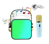 Haut-Parleur sans Fil pour karaoké, Machine de karaoké, Lecteur de karaoké pour Chanter avec Microphone sans Fil, Lecteur de karaoké pour Basse Haute fidélité, Souvenir