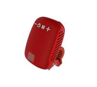 Haut-parleur sans fil rechargeable pour aventures en plein air, étanche et léger pour un transport facile (rouge)