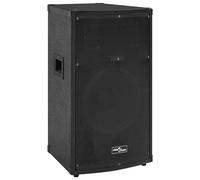 vidaXL Haut-parleur scène Hifi passif professionnel 1000W 32x32x64cm 70104
