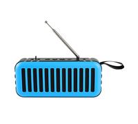 Haut-parleur solaire compatible Bluetooth, avec Radio FM, lampe de poche LED, carte TF, Radio d'extérieur, sans fil, chargement USB