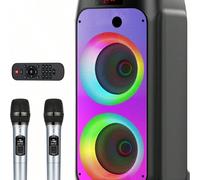 Haut-parleur [Son immersif puissant et basses profondes] Deux woofers de 6,5 pouces + tweeters de 3 pouces, l'audio traditionnel veut un effet de basse merveilleux qui nécessite souvent des haut-parle