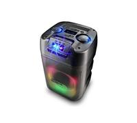 Haut-parleur Sono Portable WILDCLUB 80W, sur batterie, projection de lumières intégré au rythme de la musique, Bluetooth USB