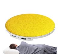 Haut-parleur sous l'oreiller - Machine sonore sans fil, appareil audio à conduction osseuse avec profil ultra fin, système d'écoute compatible, idéal pour les dormeurs latéraux, les