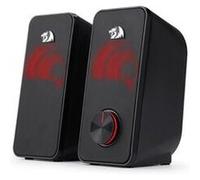 Haut-parleur stéréo 2. 0 redragon stentor (gs500) 2x5w pour ordinateur avec rétroéclairage rouge, alimenté par usb & jack 3,5 mm G