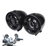 Haut-parleur stéréo audio pour moto - Haut-parleurs étanches - Audio modifié pour guidon - Haut-parleurs pour clignotants à LED pour scooter, ATV, vélo électrique et chariot