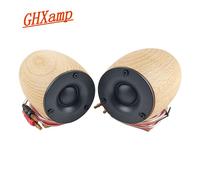Haut-parleur Super Tweeter en bois, 1 paire, 8ohm, 20W, dôme en néodyme, triple diaphragme en soie, Compensation de Tweeter pour Home cinéma, 30KHZ Nipseyteko